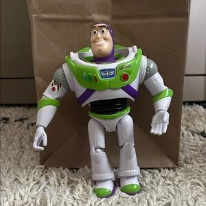 Disney Buzz Lightyear Action Figure - White, Green, and Purple